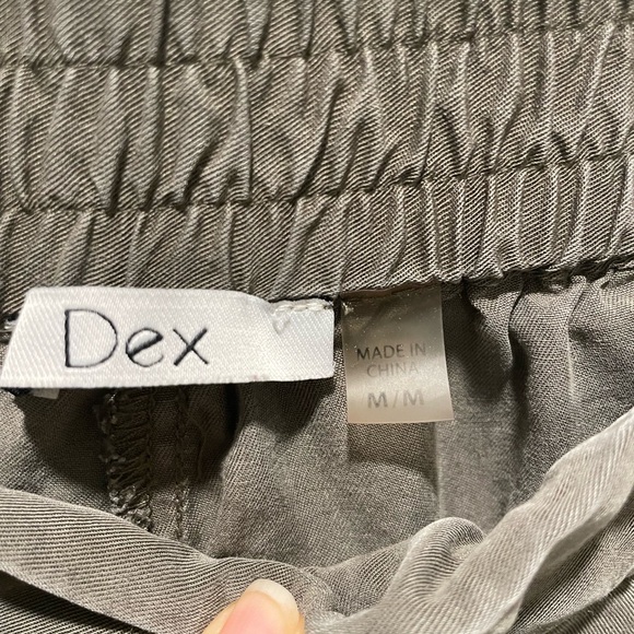 Dex 100% Tencel Grey Pants with Elastic Ankle and Waist - Size M - Picture 3 of 7